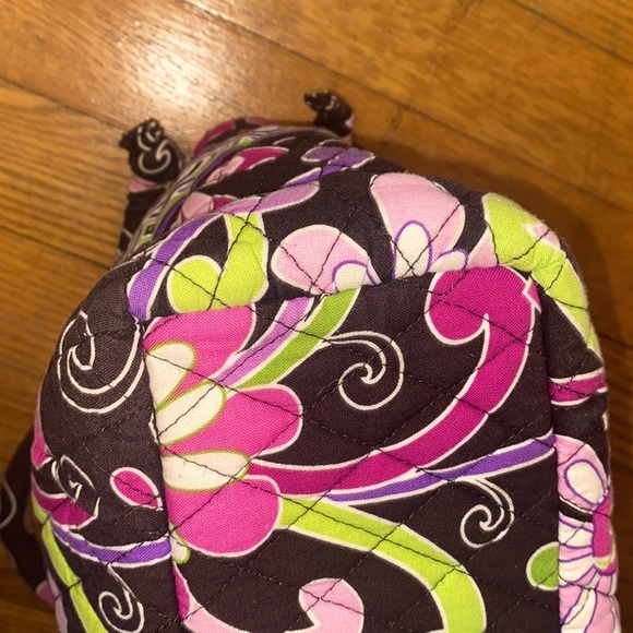 Authentic Vera Bradley Handbag And Matching Wallet in Purple Punch - Picture 13 of 17